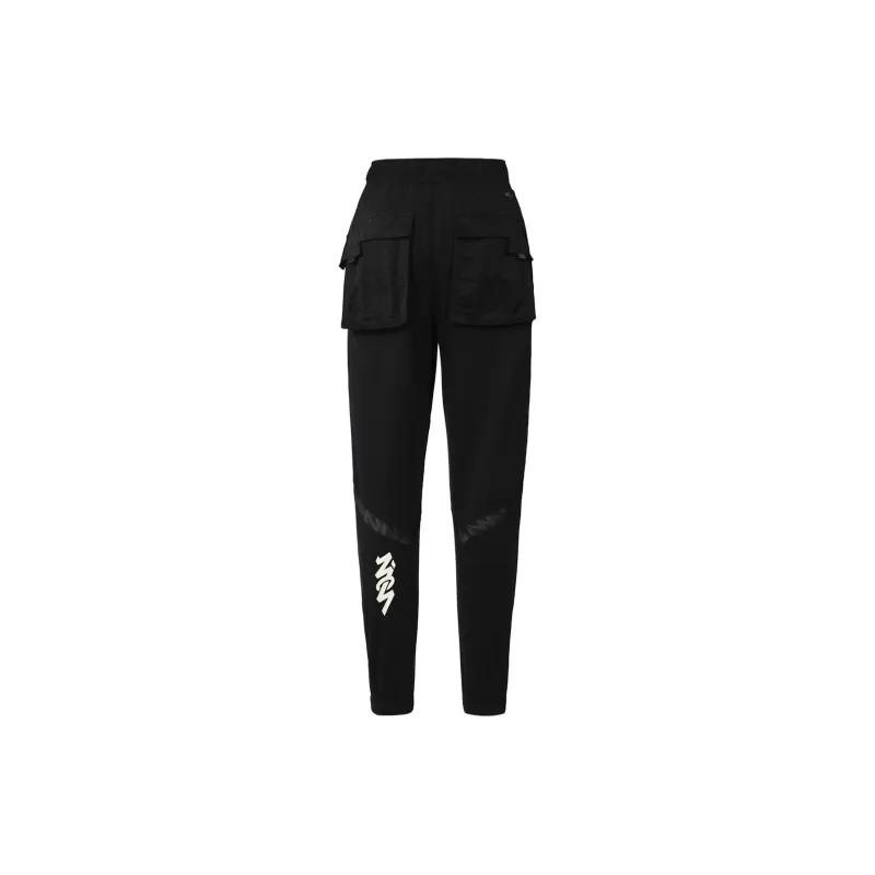 Jordan Dri FIT Zion Knitted Sweatpants Men's Black-1