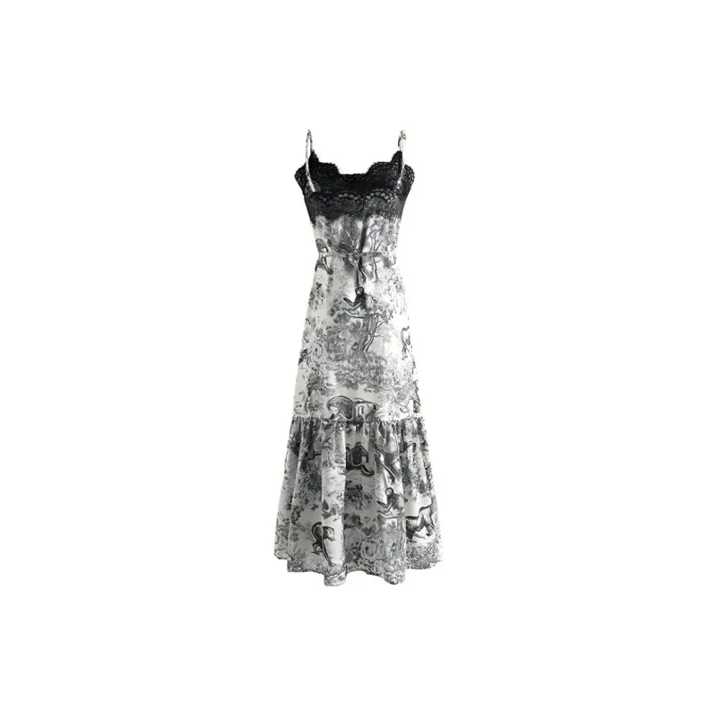 Migu Sleeveless Dress Women's Multicolor-1