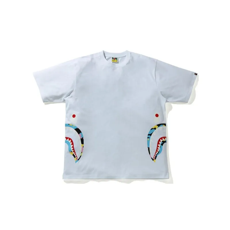 Bape New Multi Camo Side Shark Relaxed Tee-6