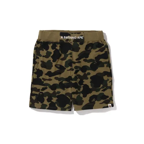 BAPE 1st Camo Sweat Shorts SS23 Green