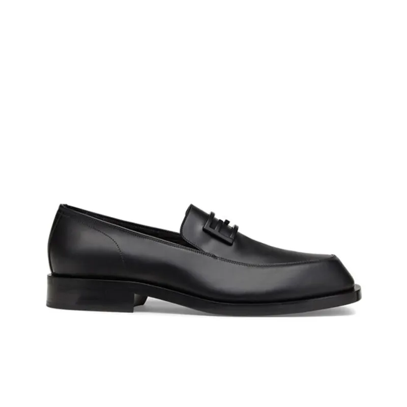 FENDI FF Baguette-Motif Loafer 'Black'-1