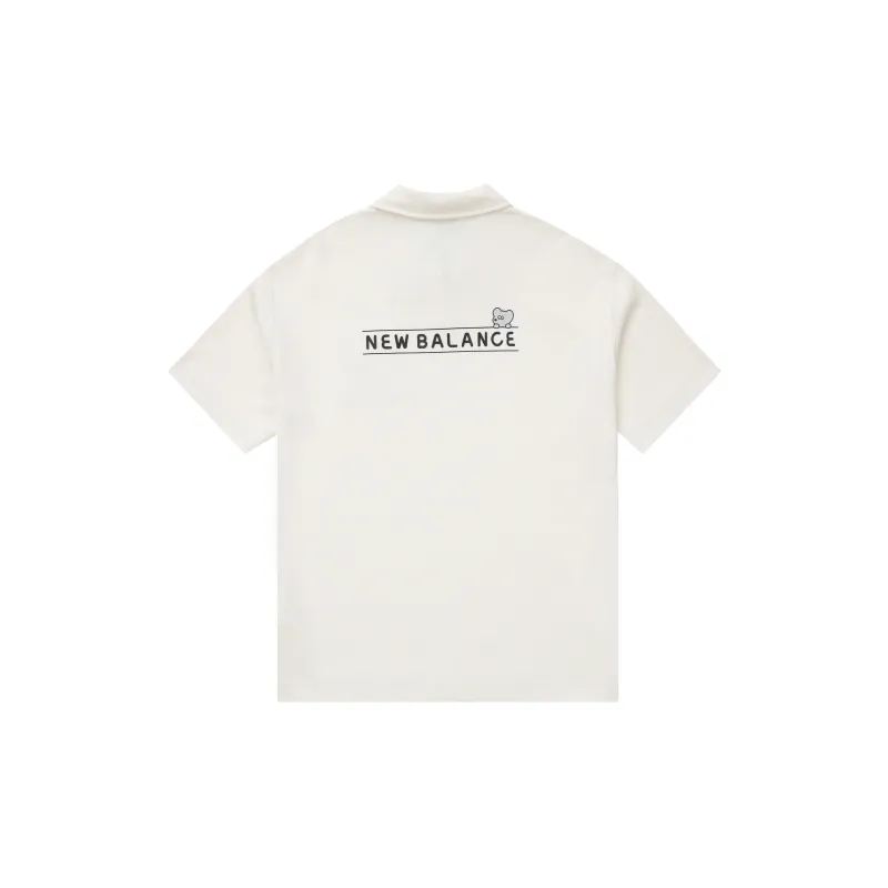 New Balance SEIJI ANDY Polo Shirt Unisex White-1
