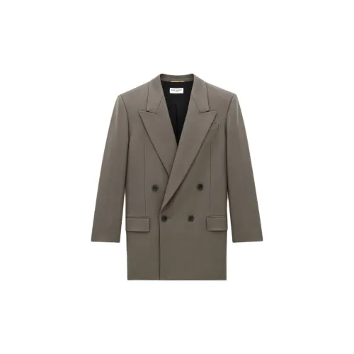 SAINT LAURENT Business Suits Women's Clay