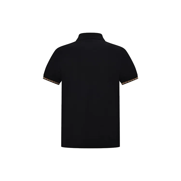 RARE Short Sleeved T Shirts Polo Shirt Men's Black-1