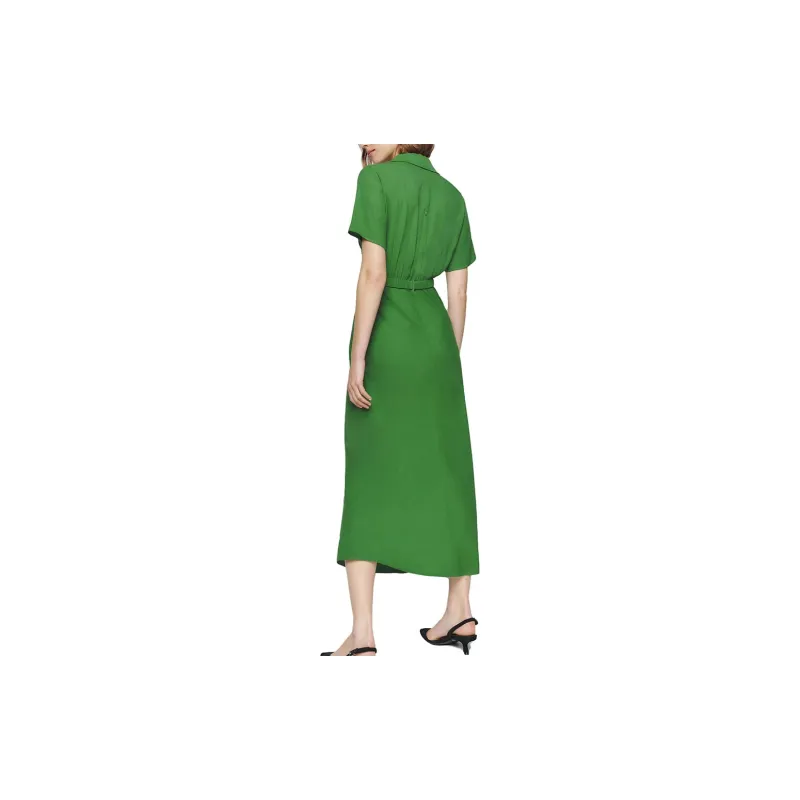 Reformation Short-Sleeved Dresses Women's Palm Green-1