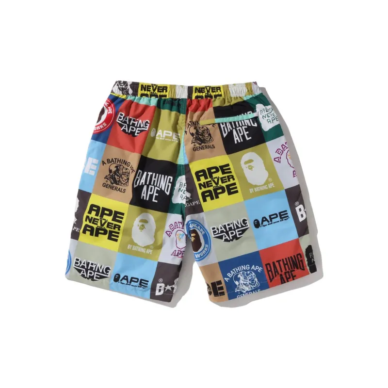 Bape Classic Logo Beach Shorts-1