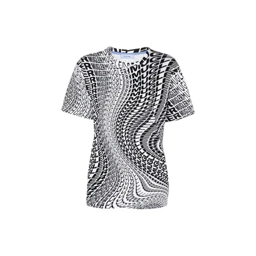 Mugler Logo-print Organic-cotton T-shirt