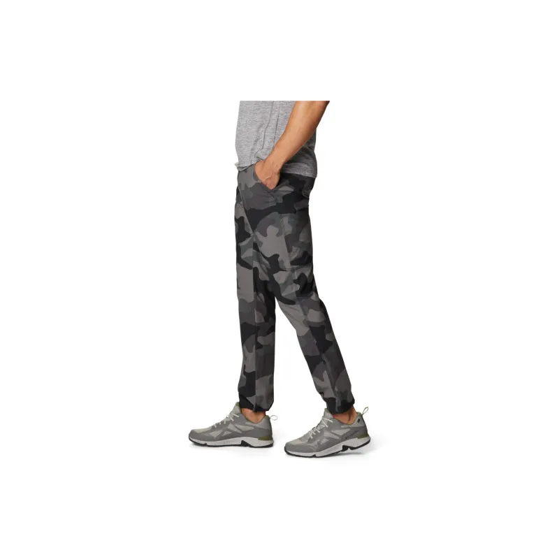 Columbia Casual Pants Men Black Camouflage-2