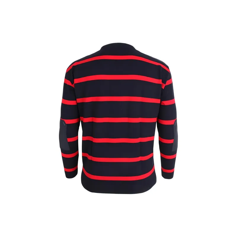 Paul & Shark Yachting Sweater Men's Black Red-1