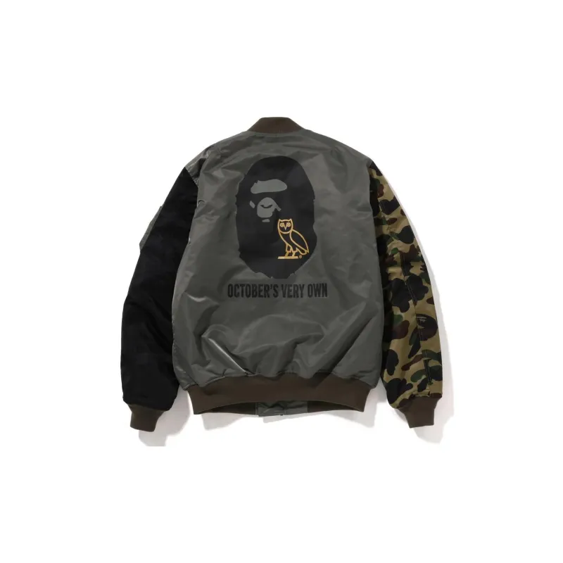 Bape X Ovo Loose Fit MA 1 Jacket-1