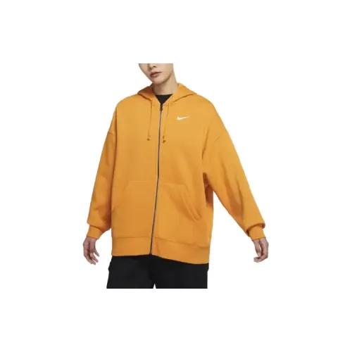 Nike Jackets Women's Light Coffee Yellow