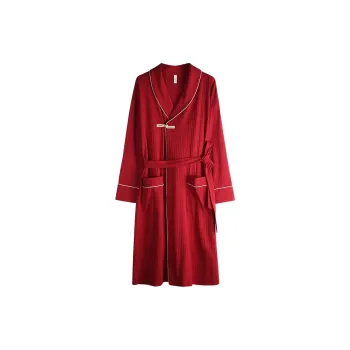 Xuan Liang Bath Robes Men's Maroon