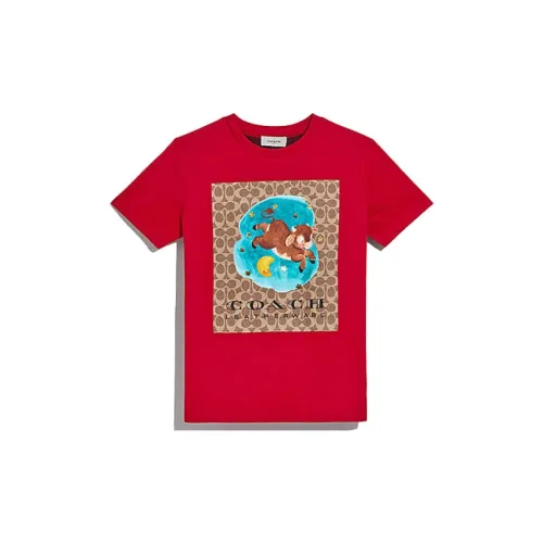 COACH T-Shirts Women's Red