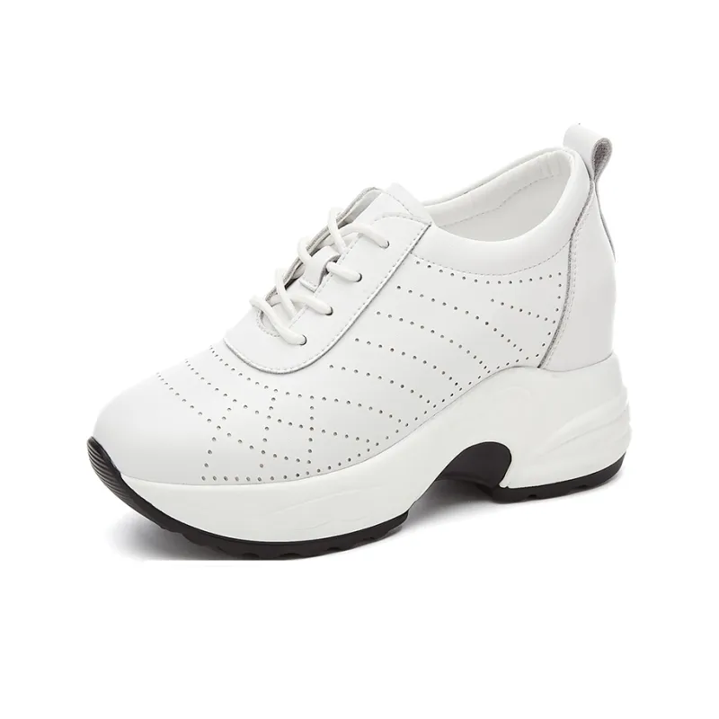 Rich Birds Breathable Height Increasing Low-Top Casual Shoes Women's-6