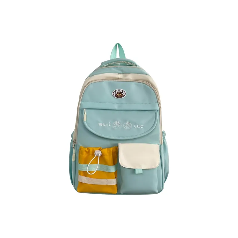 Alcohol Dragon Nylon Backpack Regular Women's Multicolor-23
