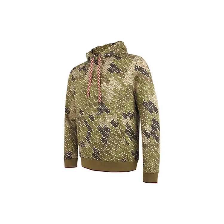 Burberry Sweatshirts Men Army Green-1