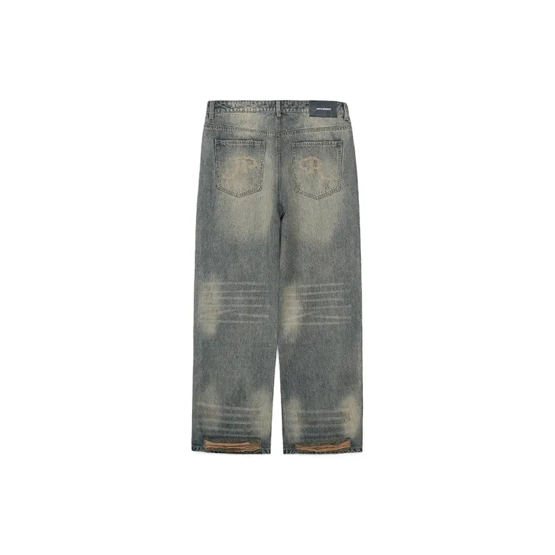 UNTILWERICH Jeans Men Gray Blue-1