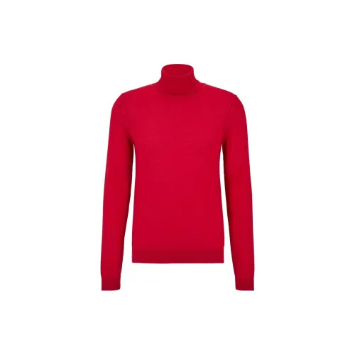 HUGO BOSS Sweaters Men Red