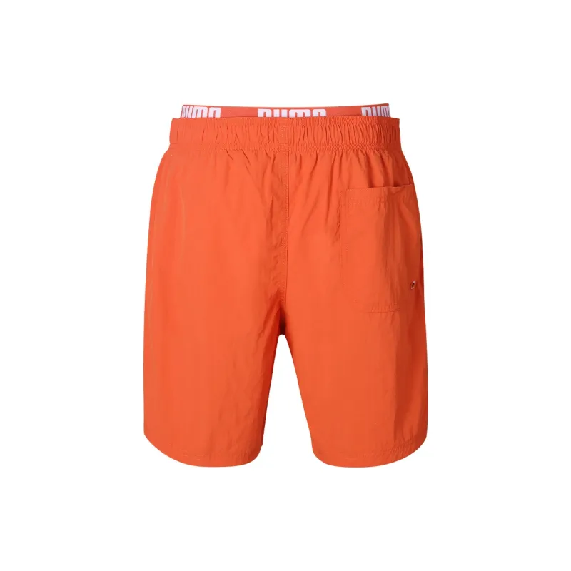 PUMA Beach Shorts Men Orange Red-1
