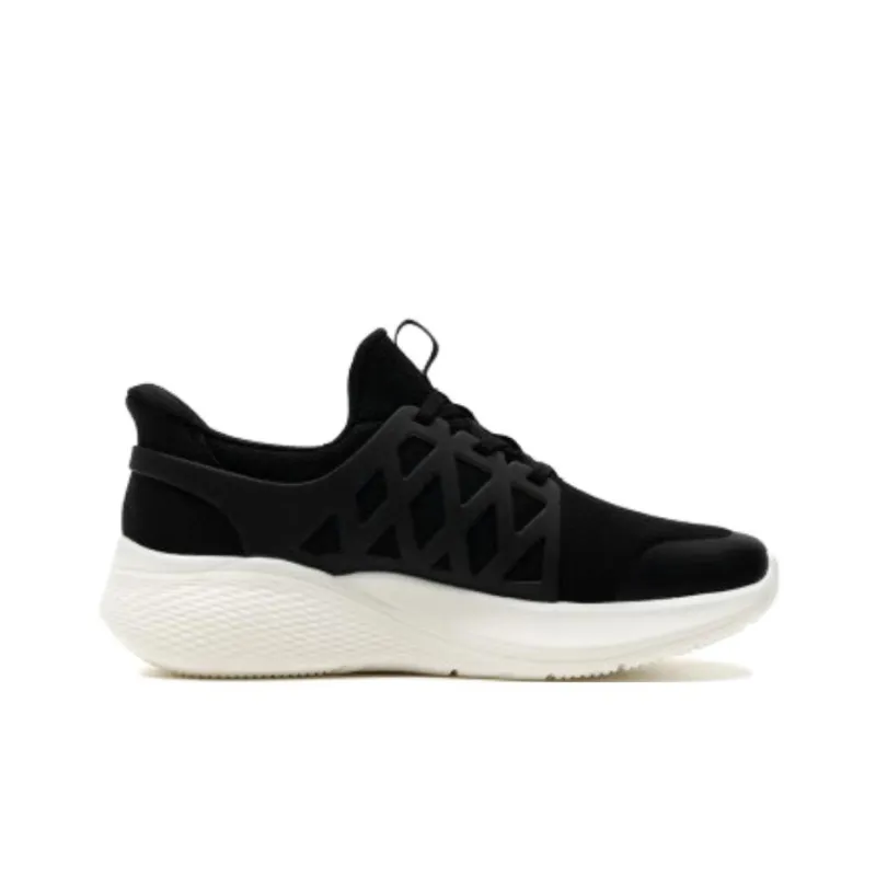 Skechers Slip Ins Anti Slip Wear Resistant Low Top Casual Shoes Men's Black-1