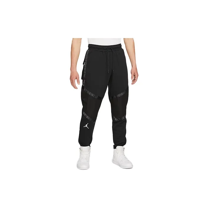 Jordan Dri FIT Zion Knitted Sweatpants Men's Black-2
