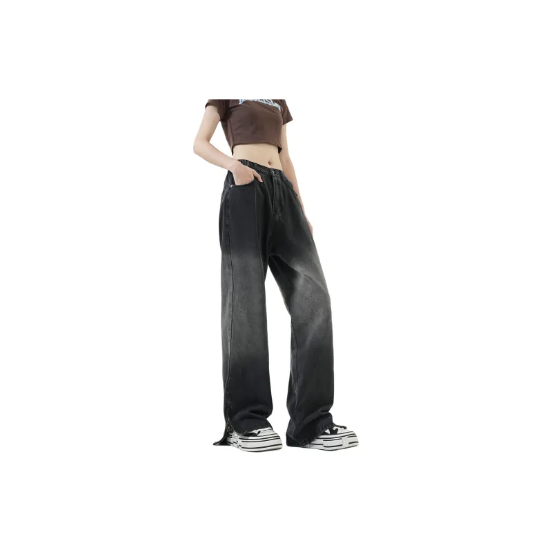 GROGNAK Jeans Unisex Black Gray Color-4