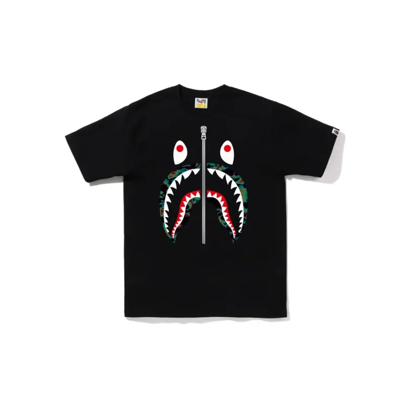 A BATHING APE Thermography Shark Tee-0