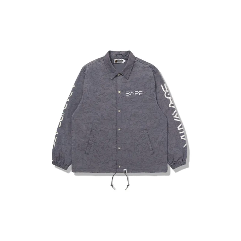 A BATHING APE X Hajime Sorayama Shark Coach Jacket-1