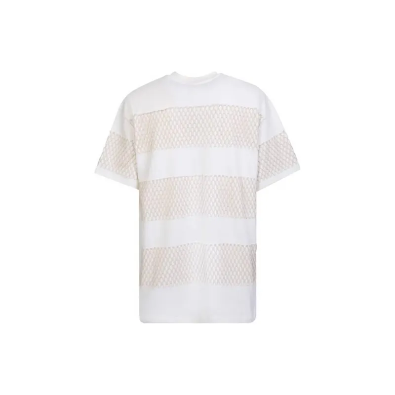 MSGM Panelled Crewneck T Shirt-1