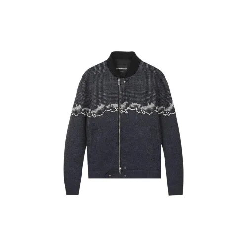 EMPORIO ARMANI Jackets Men Blue