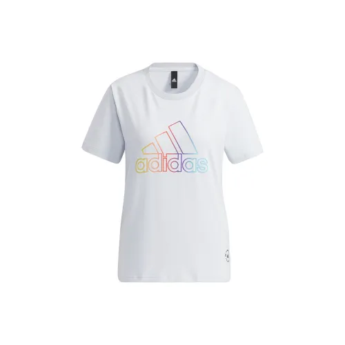 Adidas T-Shirts Women's Light Blue