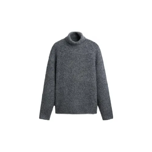 ZARA Sweaters Men Marbled Gray