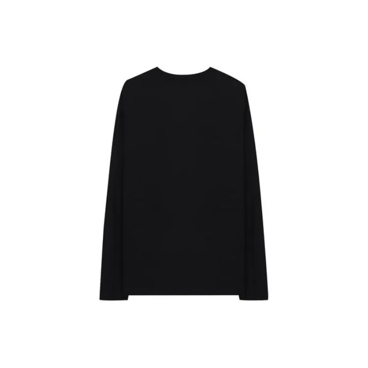 MSGM Logo Printed Long Sleeved T Shirt-1