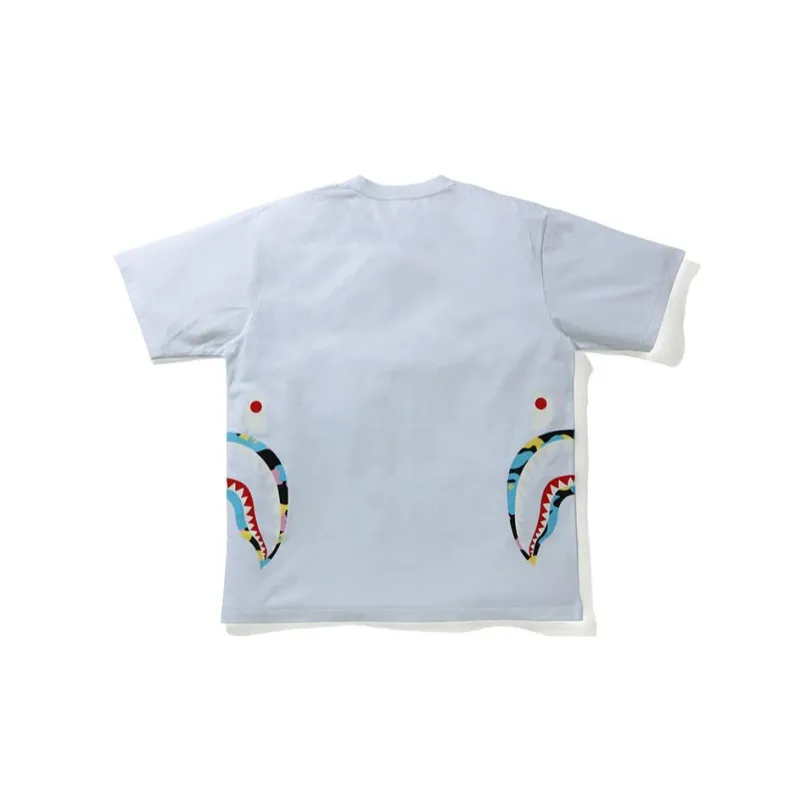 Bape New Multi Camo Side Shark Relaxed Tee-7