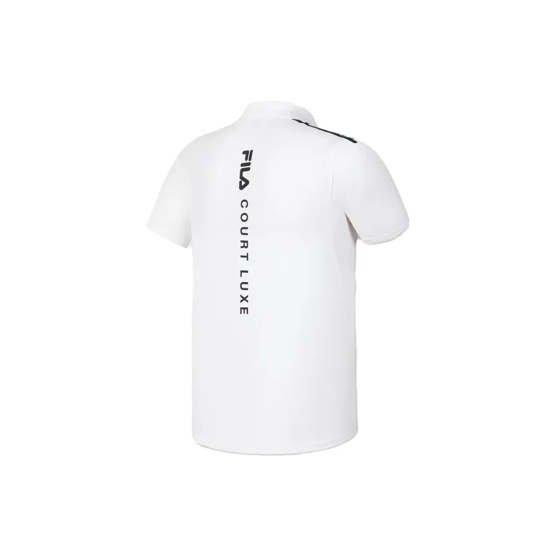FILA Polo Shirt Men's Jade White-1