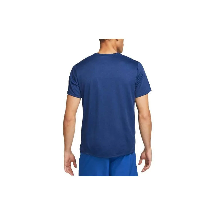 Nike MILER T Shirts Men Marine Blue-1