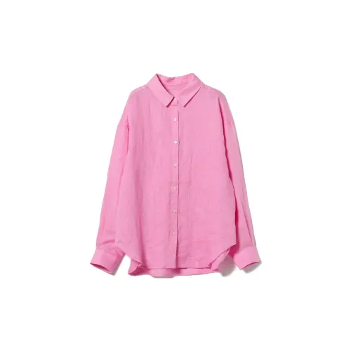 Beams Shirts Women's Pink