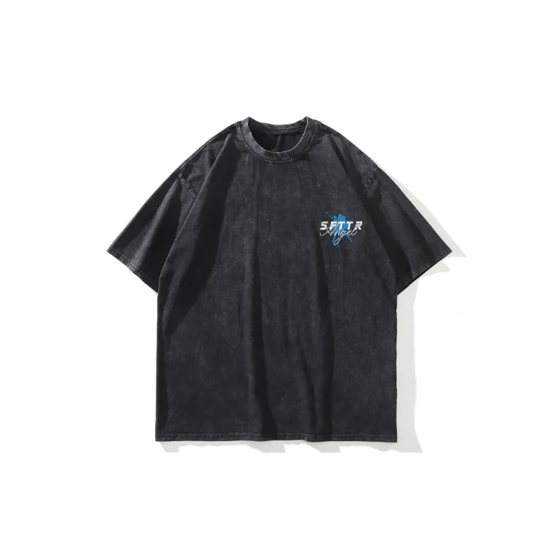 SFTTR Elbow Length Sleeved T Shirt Unisex Black-1