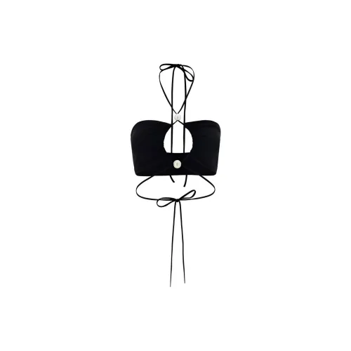 Magda Butrym Pearl detailed Bandeau Bikini Top