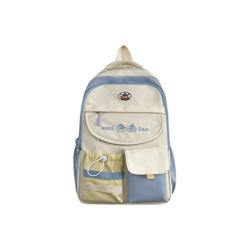 Alcohol Dragon Nylon Backpack Regular Women's Multicolor-15
