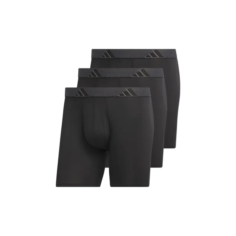 Adidas Free Shipping With AdiClub Microfiber Boxer Briefs 3-Pack Big And Tall-0