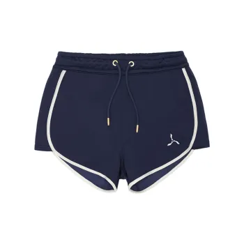 LI NING 1990 Casual Shorts Women's Dark Ship Blue