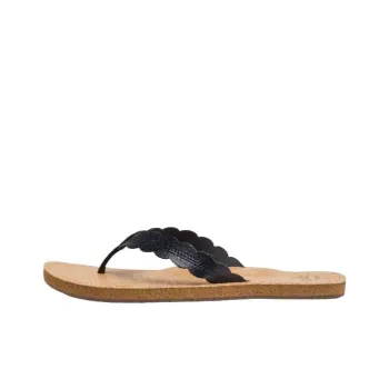REEF Slip-Resistant Flip Flops Women's Black/Tan