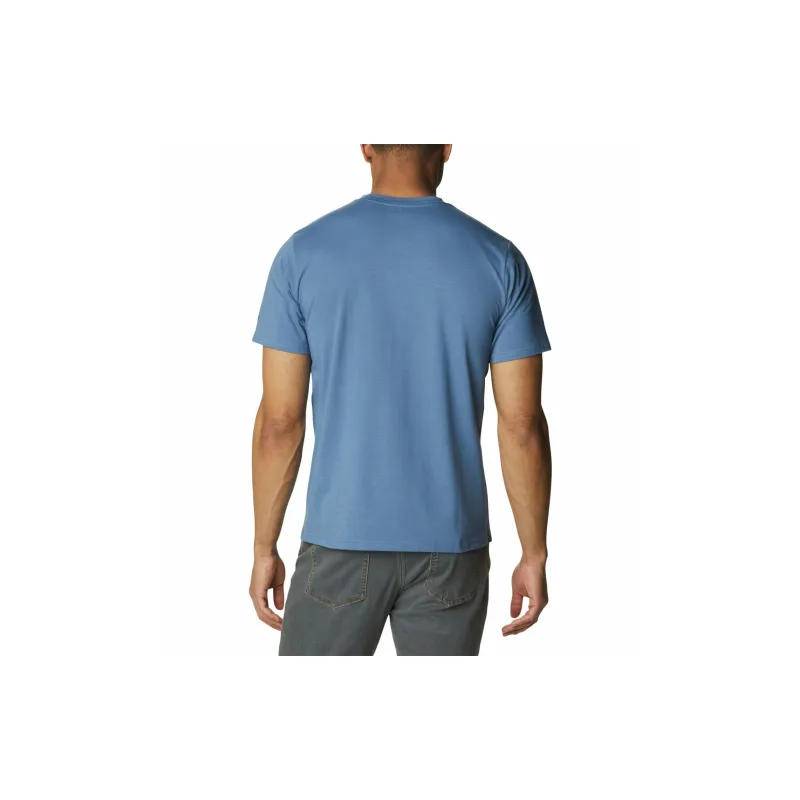 Columbia T-Shirts Men Turquoise Blue-1
