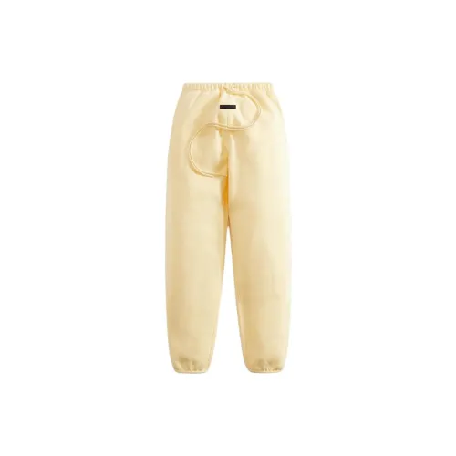 KITH Knitted Sweatpants Men Garden Yellow