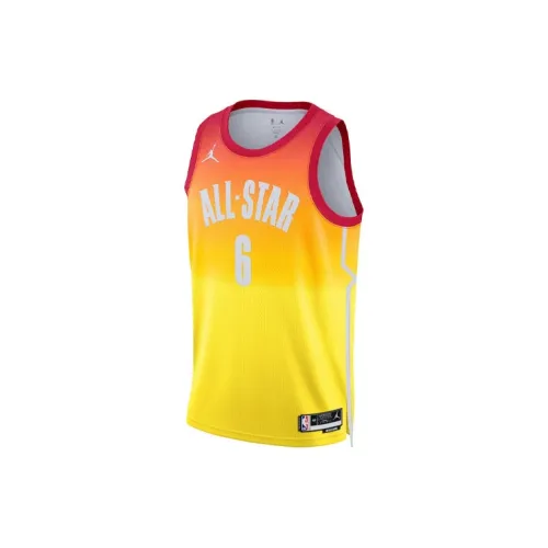 Jordan Basketball Jerseys Men Orange