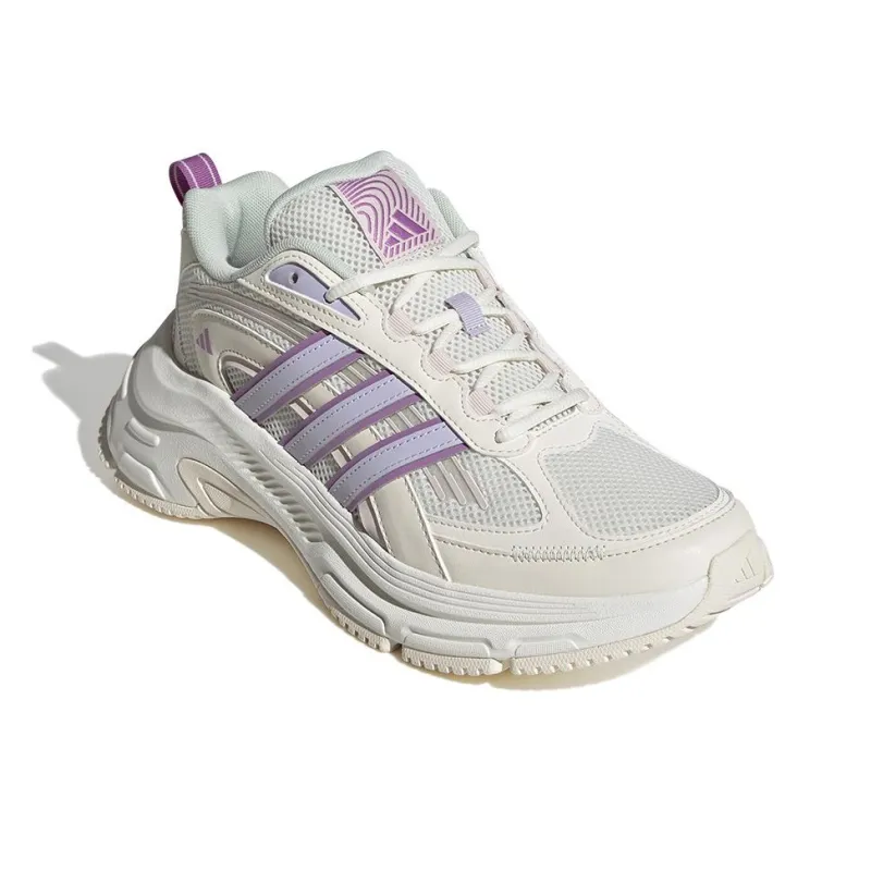 Adidas FC CLASSIC Anti Slip Wear Resistant Low Top Running Shoes Women's Beige Purple-2