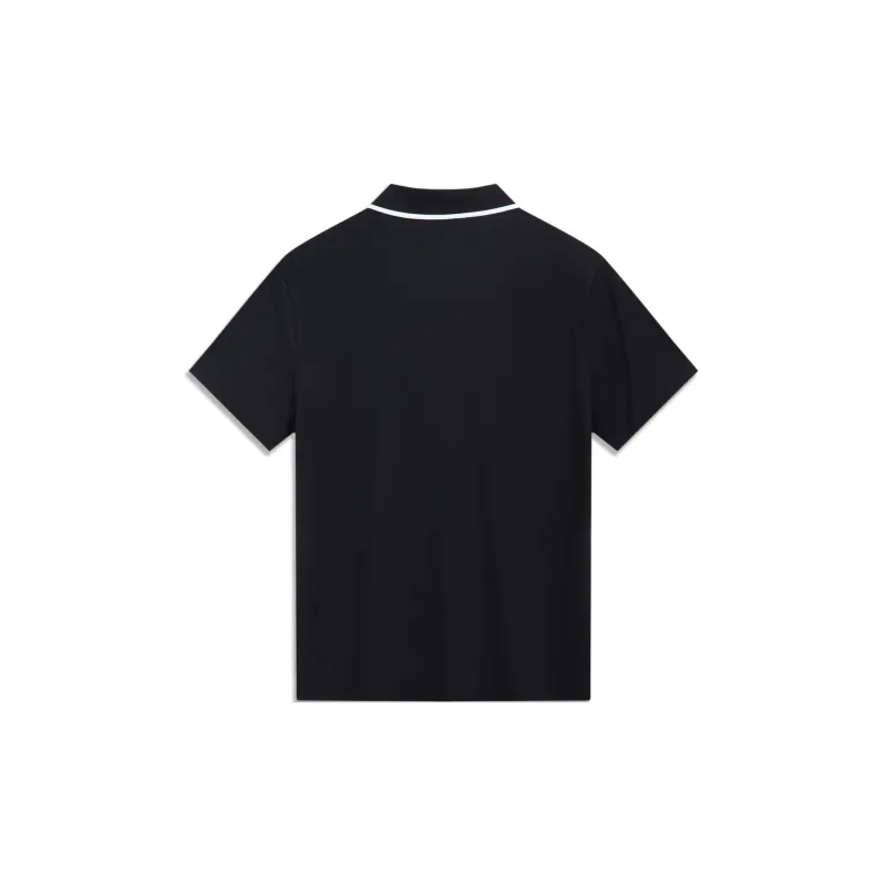 LINING Sports Trend Series Polo Shirts Men Black-1