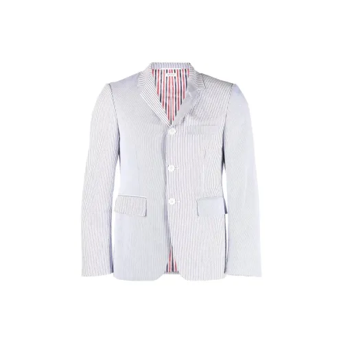 THOM BROWNE Business Suits Men Light Blue