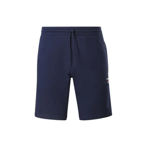 Reebok Sports Shorts Men Navy Blue